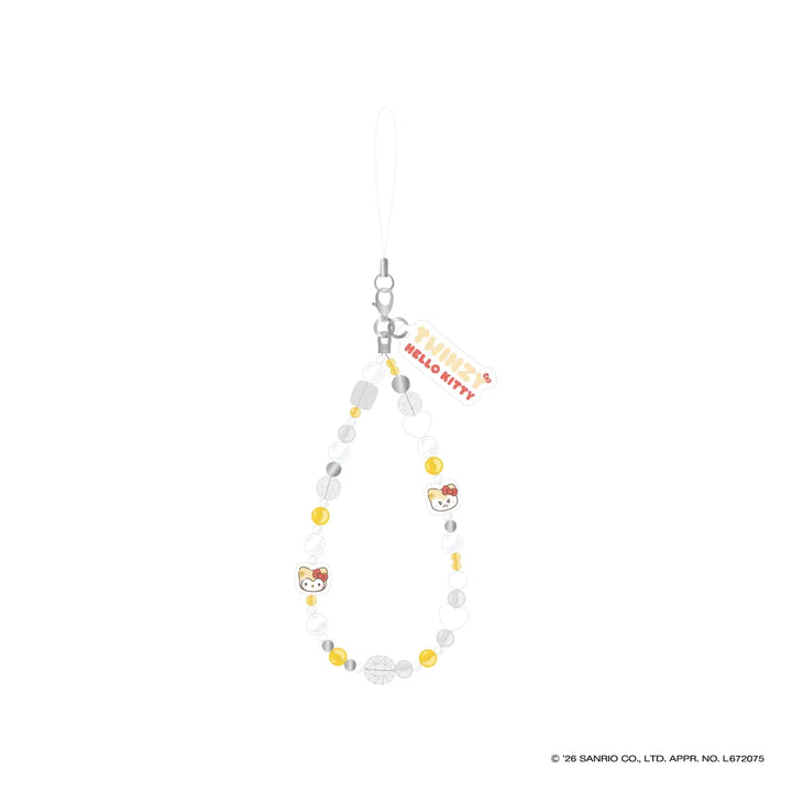 [ITZY] Beaded strap - TWINZY×HELLO KITTY