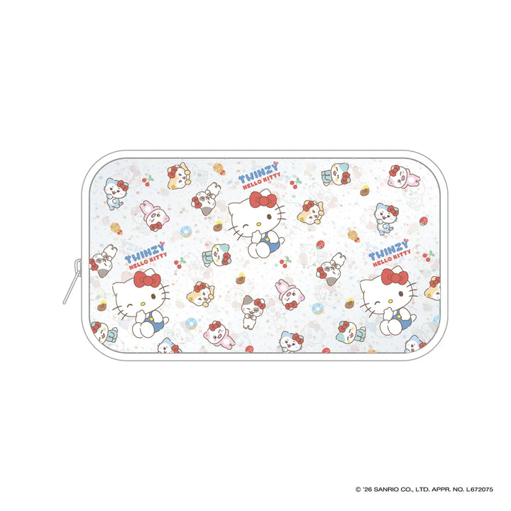 [ITZY] Glitter pouch - TWINZY×HELLO KITTY