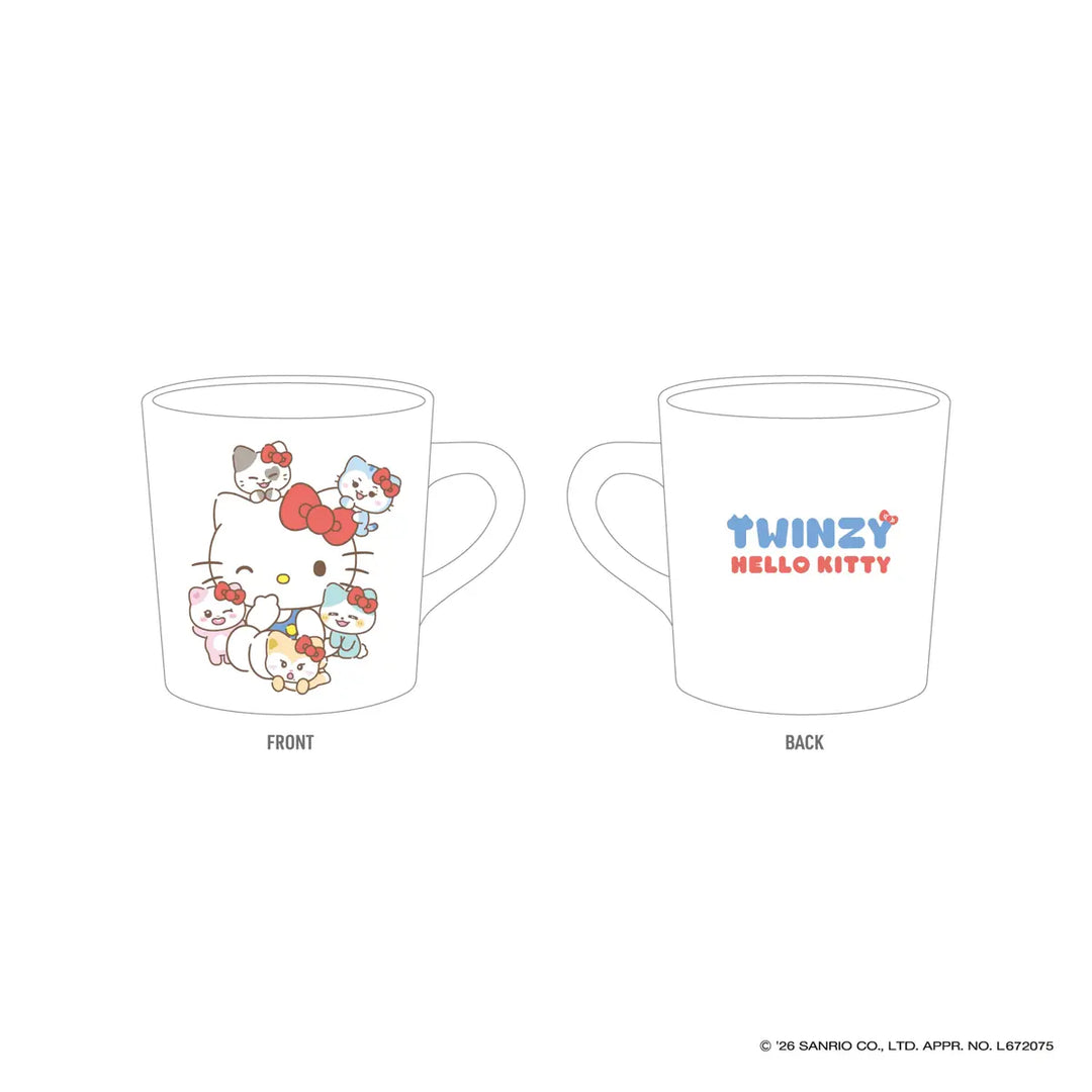[ITZY] Mug - TWINZY×HELLO KITTY
