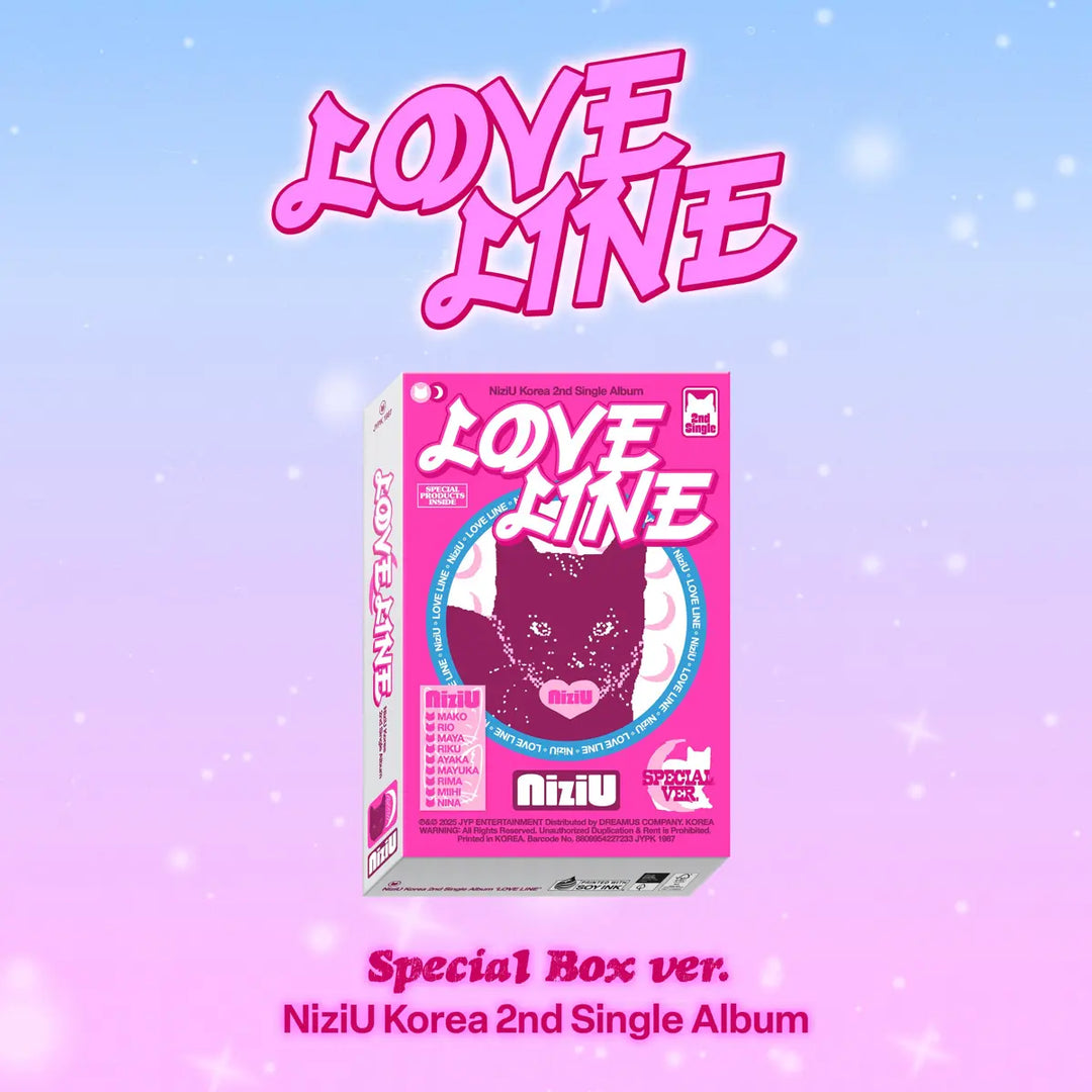 [NiziU] Korea 2nd Single Album LOVE LINE (Special Box ver.)