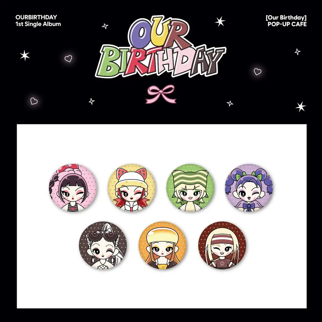 [OURBIRTHDAY] RANDOM CAN BADGE - Our Birthday