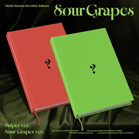 [NiziU] Korea 1st Mini Album Sour Grapes (Sniper ver. / Sour Grapes ver.)