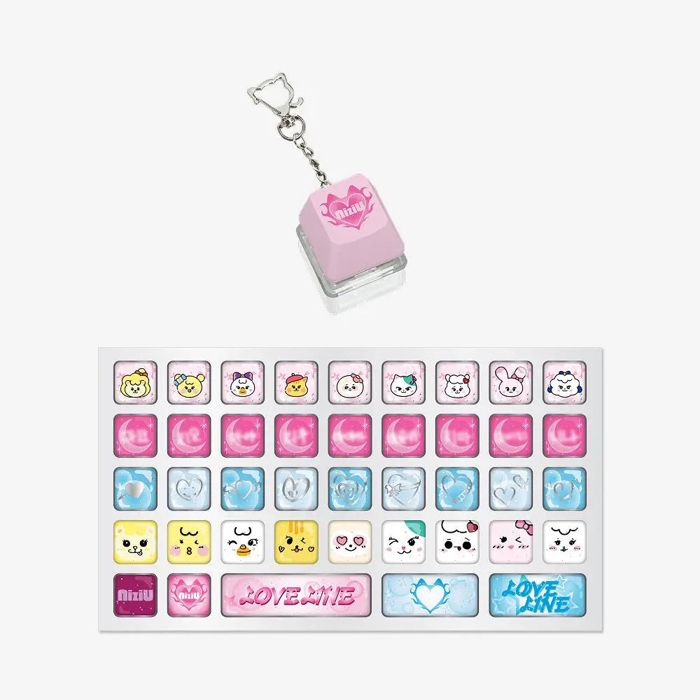 [NiziU] KEYBOARD DECO SET - LOVE LINE