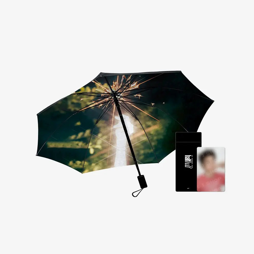 [JANG WOOYOUNG] FOLDING UMBRELLA - half half