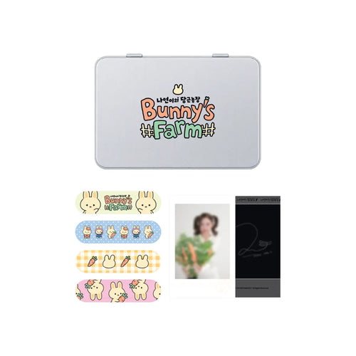 [H4U] [Pre-Order] [TWICE] TIN CASE & BANDAGE SET - Bunny's Farm