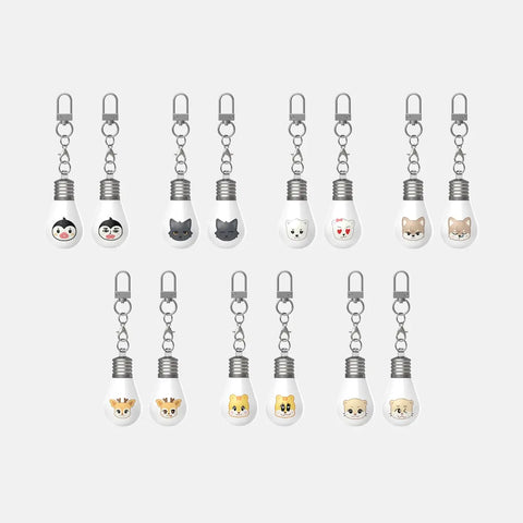 [NEXZ] NEXZOO LIGHT BULB KEYRING - SAUCIN' THE WORLD