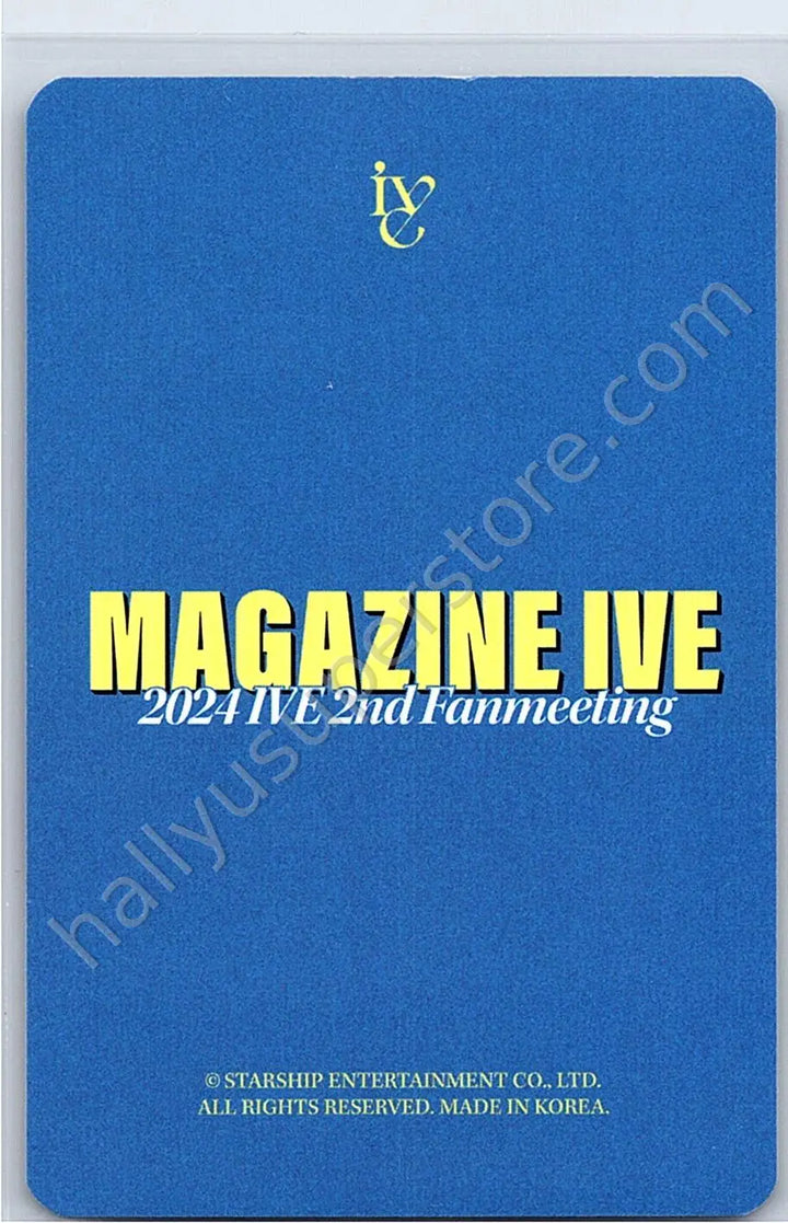 IVE - Yujin - Magazine IVE: 2nd Fanmeeting [MAGAZINE IVE] RANDOM PHOTOCARD PACK