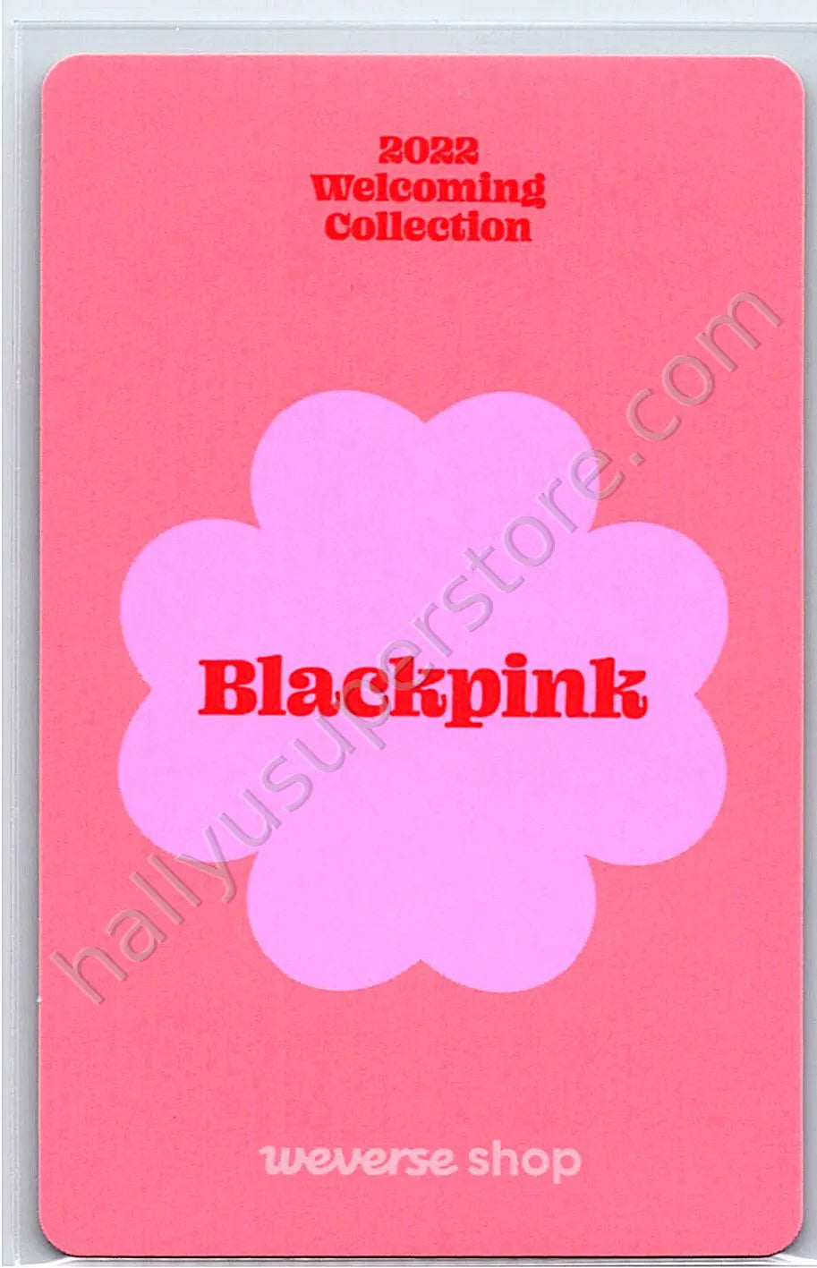 BLACKPINK - Lisa - 2022 Welcoming Collection holographic (hologram) pob (pre-order benefit) weverse global shop (wvg)