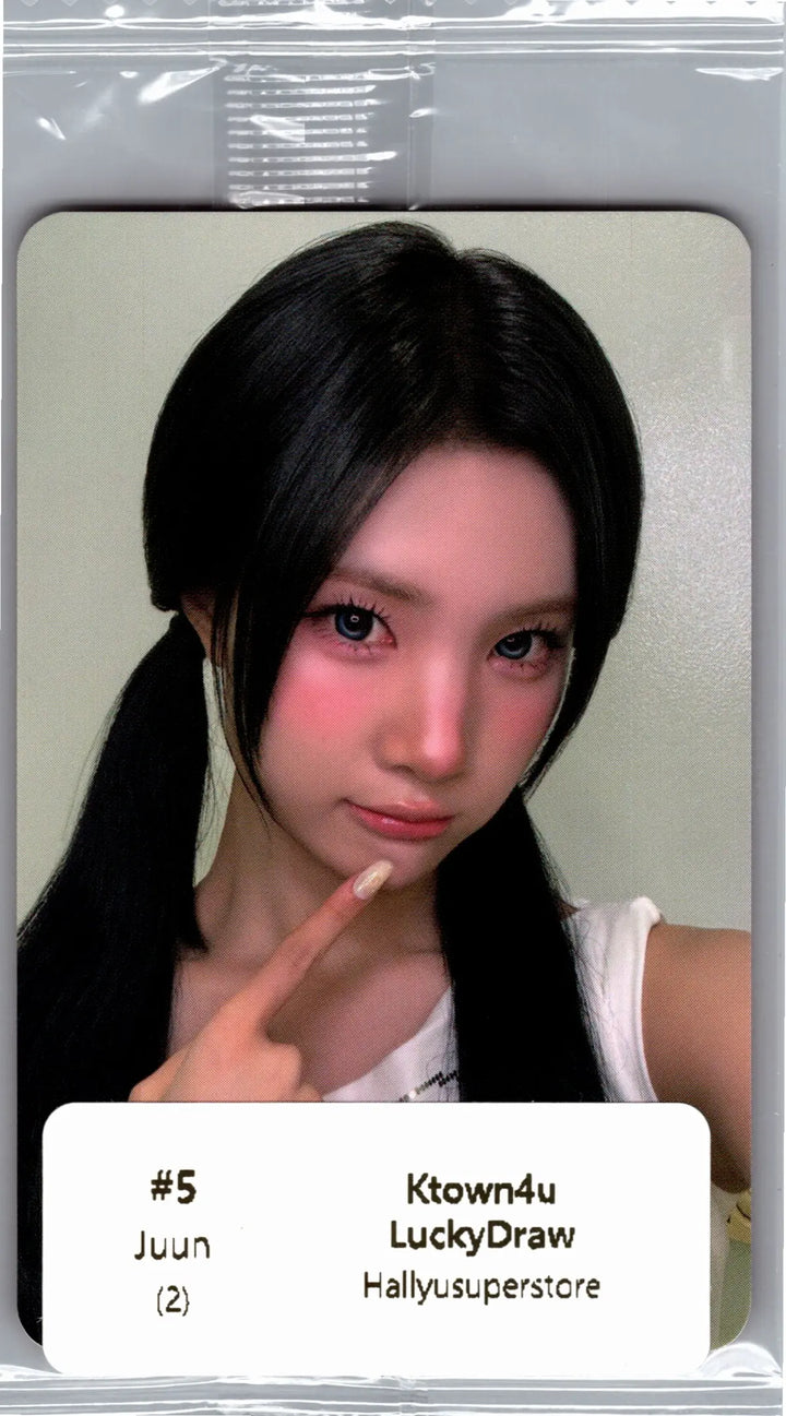 Hearts2Hearts "Lemon Tang" - Ktown4U Lucky Draw Event Photocard [26.08.03]