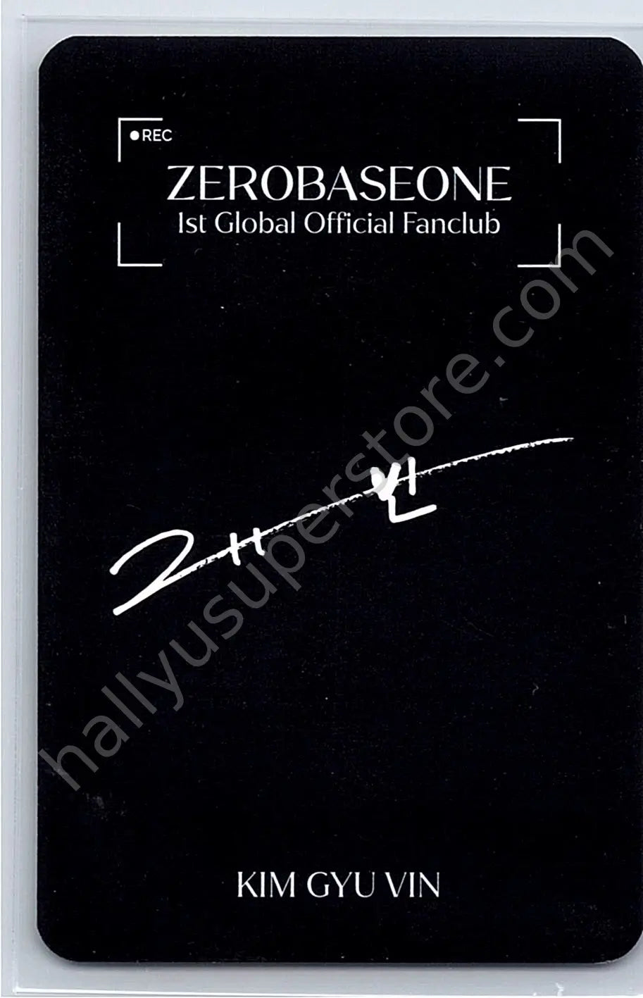 ZEROBASEONE - Gyuvin - 1st Global Official Fanclub fanclub photocard set