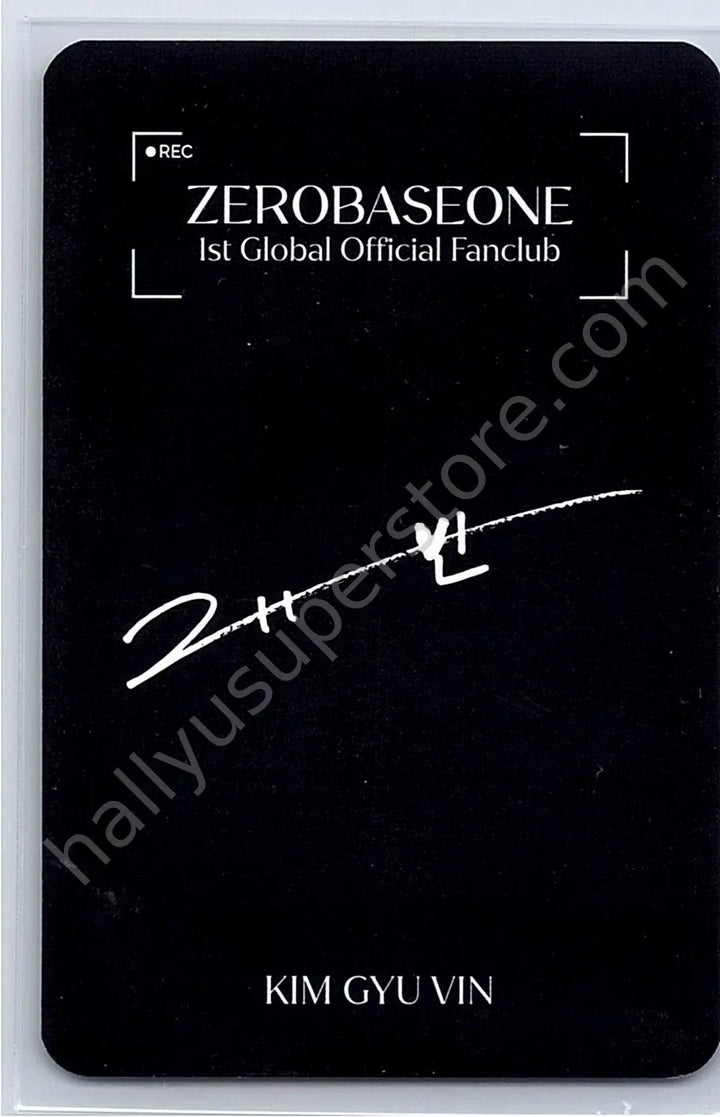 ZEROBASEONE - Gyuvin - 1st Global Official Fanclub fanclub photocard set