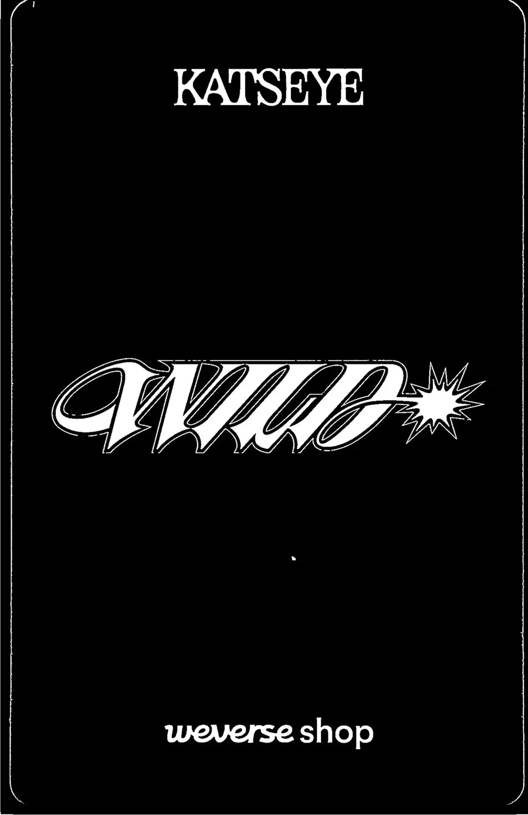 KATSEYE "WILD" - Weverse Shop Pre-Order Benefit Photocard (Photobook Ver.) [26.08.18][Restocked 08/19]