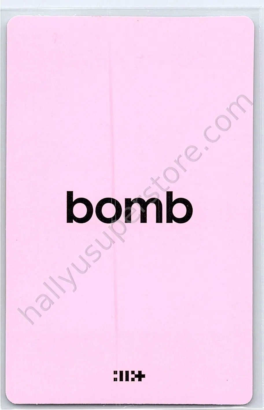 ILLIT - Iroha - bomb A version album photocard pink bomb version