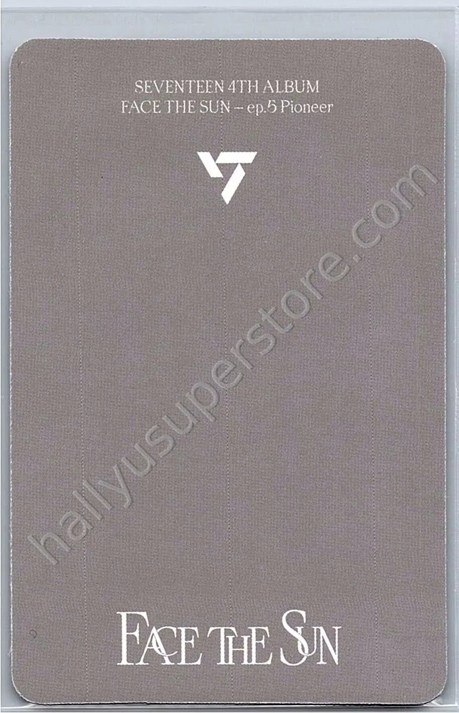 SEVENTEEN - Jun - Face the Sun album photocard pioneer version
