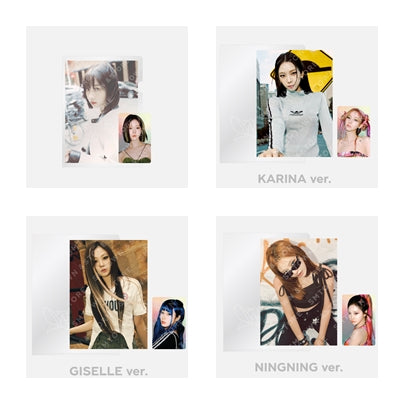 [In Stock MD] Aespa "My World" - Smtown & Store POSTCARD + HOLOGRAM PHOTO CARD SET [Choose Member] - HALLYUSUPERSTORE