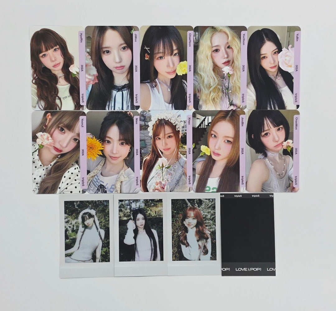 TripleS "LOVE&amp;POP pt.1" - Official Double Class Object, Polaroid Photocard (Blooming Flower ver.) [26.06.04]