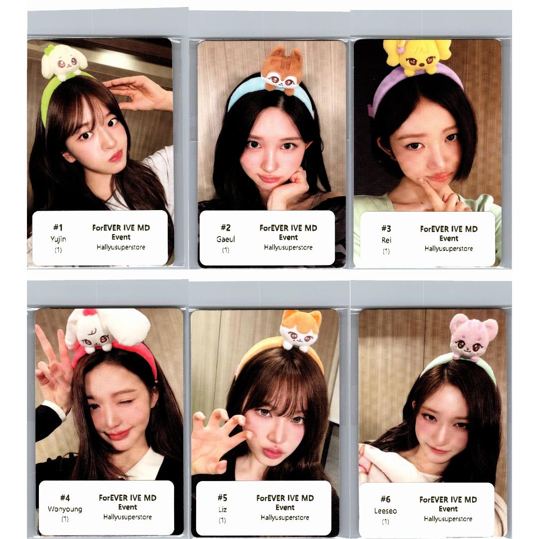 IVE - IVE COLLAB with EVERLAND <ForEVER IVE> POP-UP Store MD Event Photocard [26.07.02]
