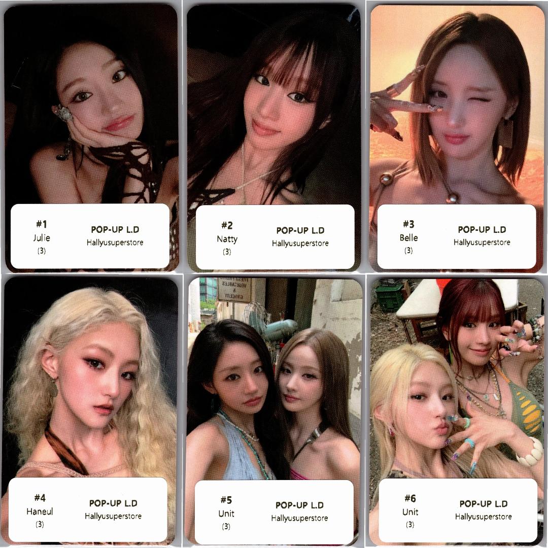KISS OF LIFE "SWEAT" - Soundwave POP-UP Store Lucky Draw Event Photocard [26.08.05]