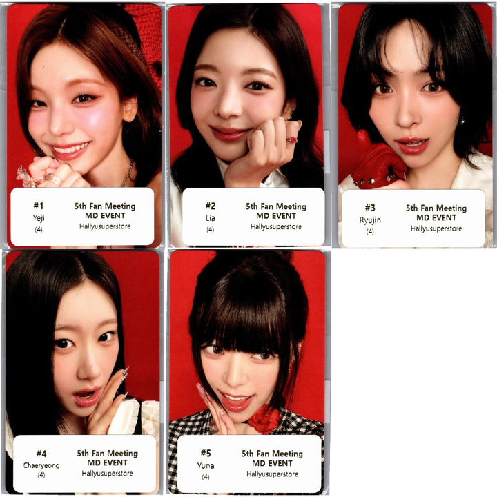 ITZY - ITZY 5th FanMeeting "All in, Midzy" MD Event Photocard [26.08.07][Rectocked08/10]