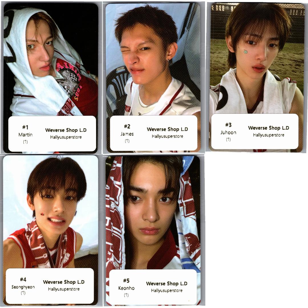 CORTIS The 2nd EP "GREENGREEN" - Weverse Shop Lucky Draw Event Photocard R3 [26.07.27]