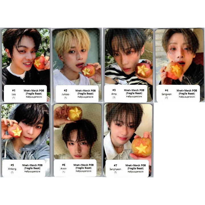 ALPHA DRIVE ONE "UNBREAKABLE : 少年BEAST" - Mnet Plus Merch Pre-Order Benefit Photocards (Fragile Beast Ver.) [26.08.28]