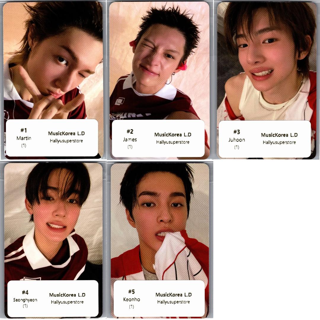 CORTIS The 2nd EP "GREENGREEN" - Music Korea Lucky Draw Event Photocard R3 [26.07.27]