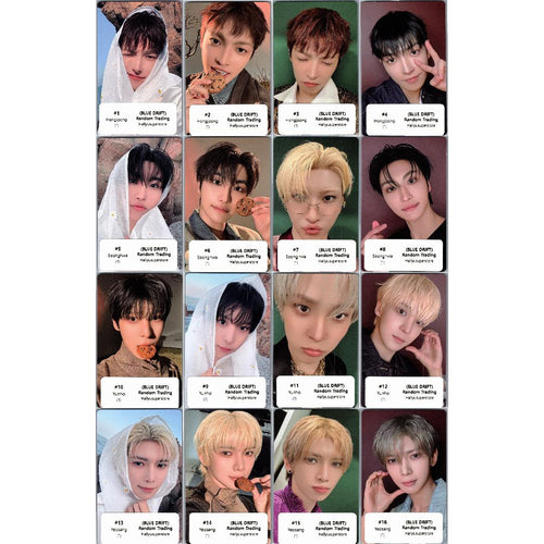 ATEEZ - “ATEEZ 8th Anniversary Exhibition : Blue Drift” POP-Store Trading Photocard (HONGJOONG,SEONGHWA,YUNHO,YEOSANG) [26.10.01]