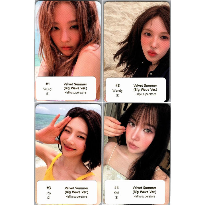 Red Velvet "Velvet Summer" - Official Photocard (Big Wave Ver.) [26.08.04]