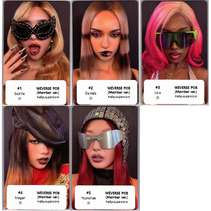 KATSEYE "WILD" - Weverse Shop Pre-Order Benefit Photocard (Member Ver.) [26.08.18]