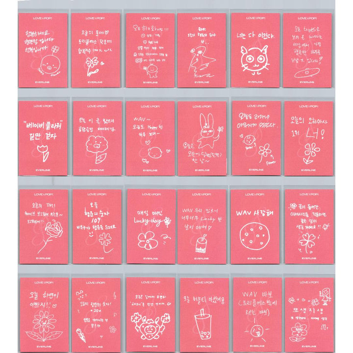 TripleS "LOVE&amp;POP pt.1" - Everline Lucky Draw Event Polaroid type Photocard (Objekt Music Album Ver.) [26.06.18]