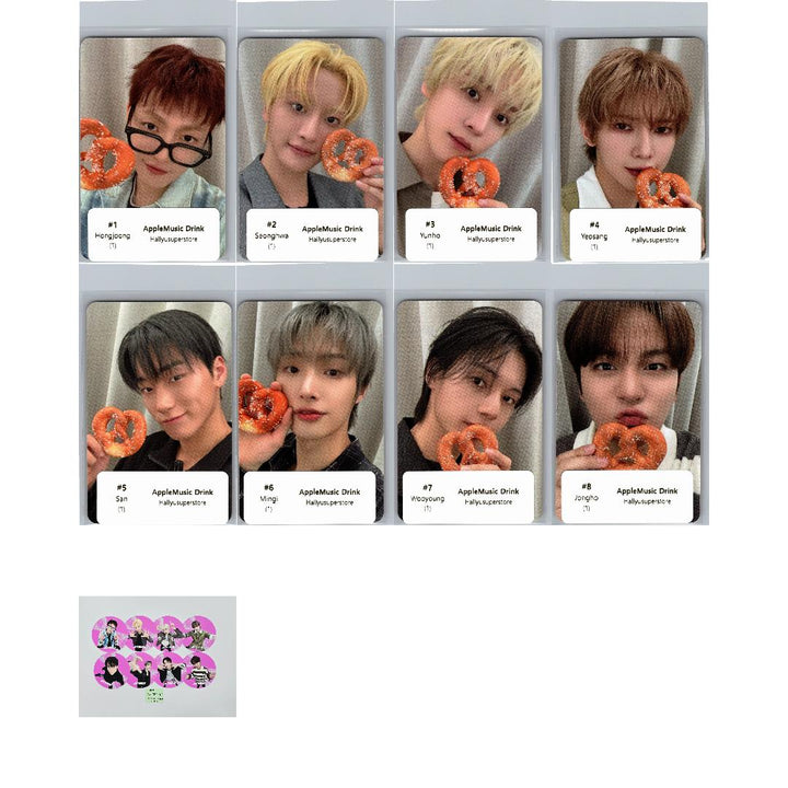 ATEEZ "GOLDEN HOUR : Part.5" - Apple Music Drink Event Photocard [26.06.29]