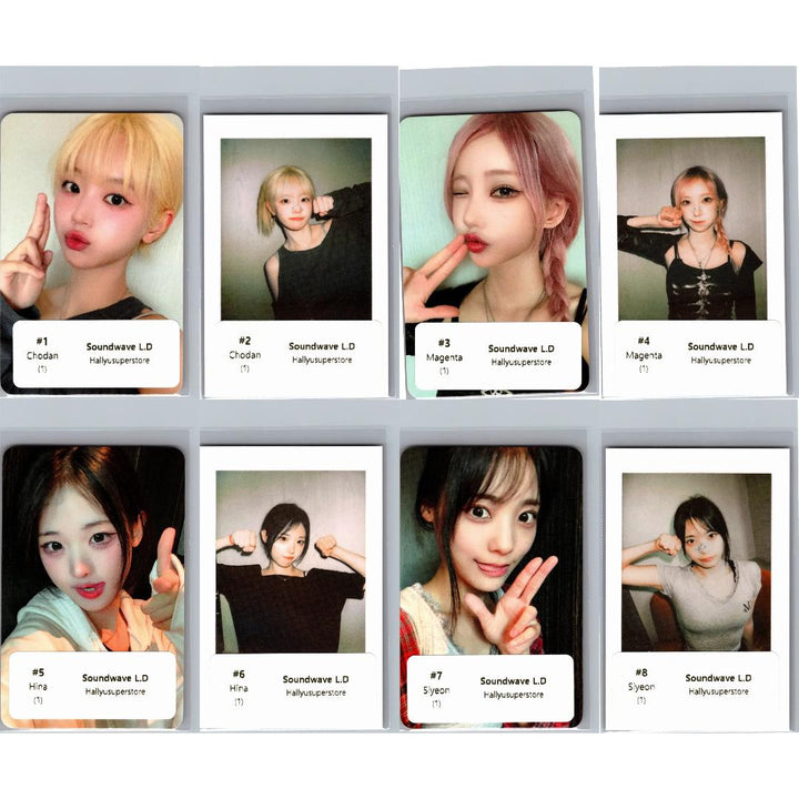QWER "CEREMONY" - Soundwave Lucky Draw Event Photocard, Polaroid type Photocard (Booklet ver.) [26.06.17]