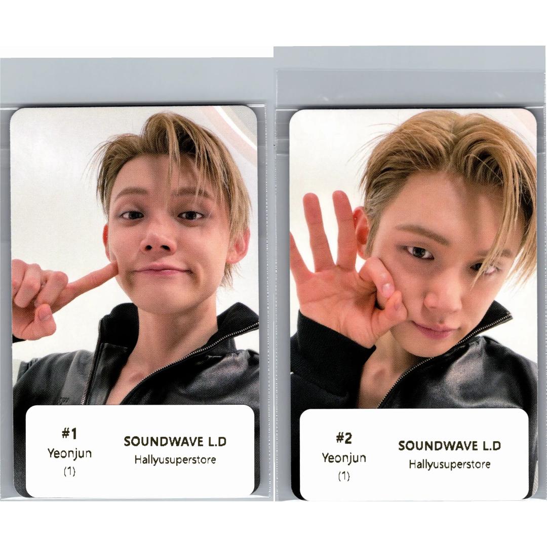 YEONJUN (of TXT) "NO LABELS: PART 02" - Soundwave Lucky Draw Event Photocard [26.07.13]