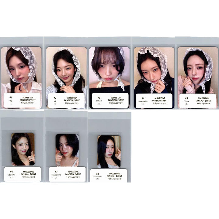 ITZY "Motto"- Makestar Fansign Event Photocard, Mini Photocard R2 (POCAALBUM Ver.) [26.07.14]