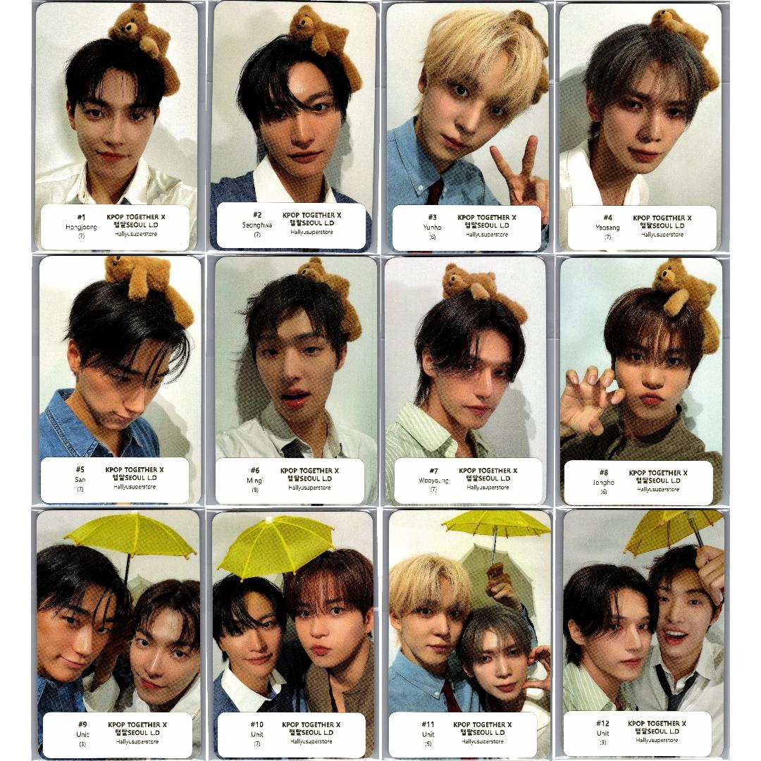 ATEEZ "GOLDEN HOUR : Part.5" - KPOP-TOGETHER X 맵달SEOUL Lucky Draw Event Photocard [26.07.28]