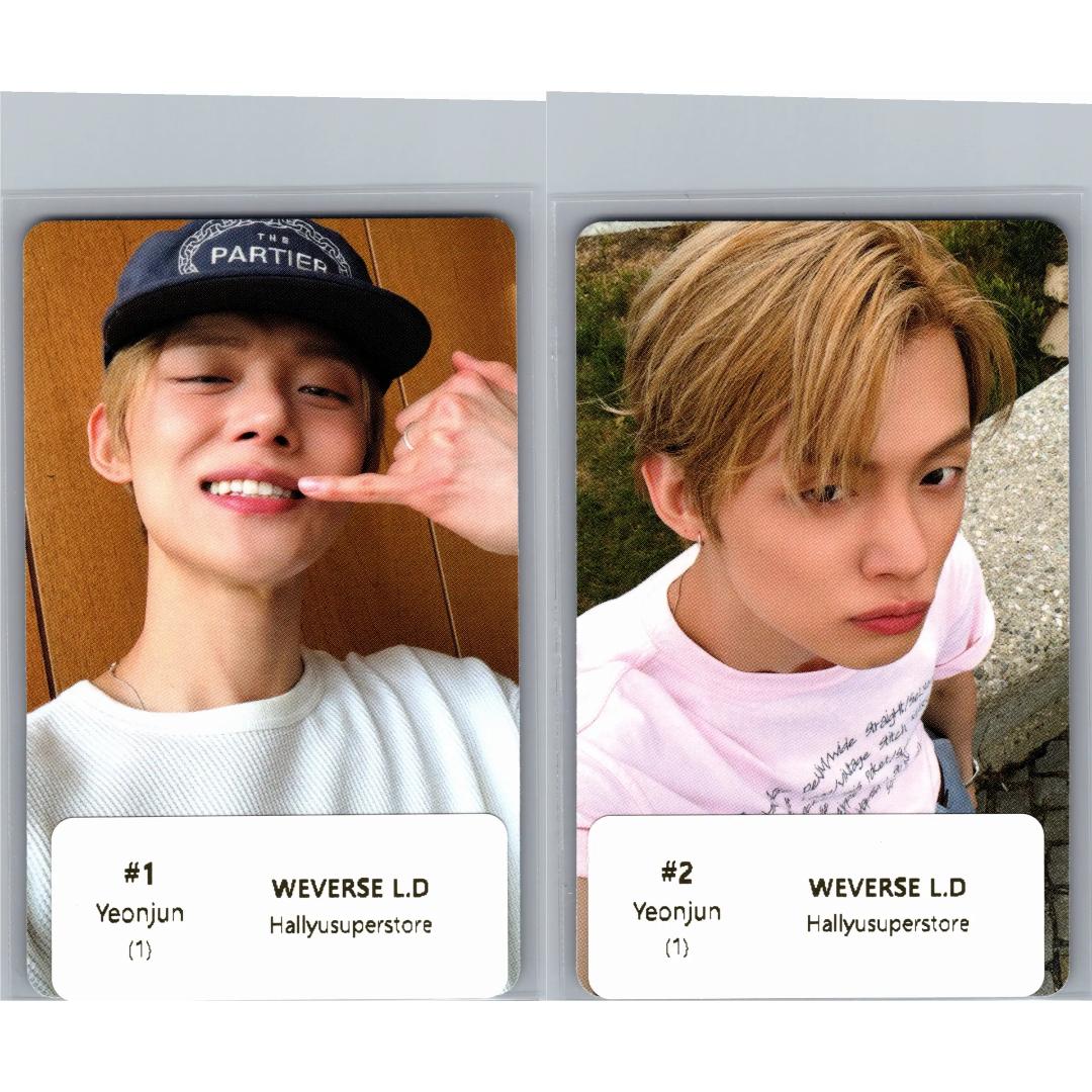 YEONJUN (of TXT) "NO LABELS: PART 02" - Weverse Shop Lucky Draw Event Photocard [26.07.13]