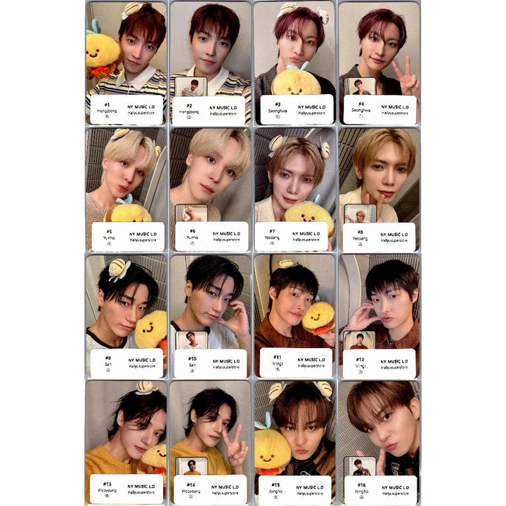 ATEEZ "GOLDEN HOUR : Part.5" - NY MUSIC Lucky Draw Event Photocard [26.08.18]