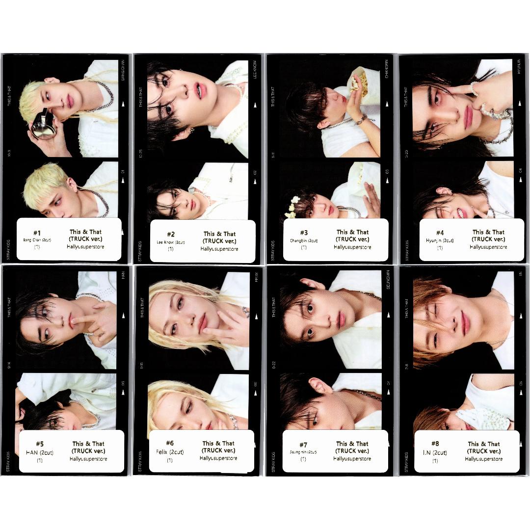 Stray Kids "THIS &amp; THAT" - Official 2Cut Photocard (TRUCK Ver.) [26.08.10]