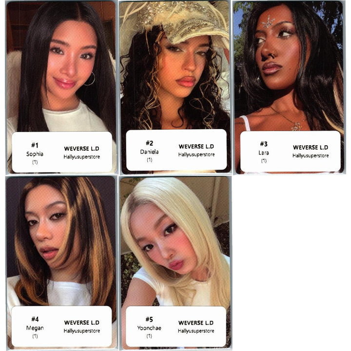 KATSEYE "WILD" - Weverse Shop Lucky Draw Event Photocard [26.08.18]