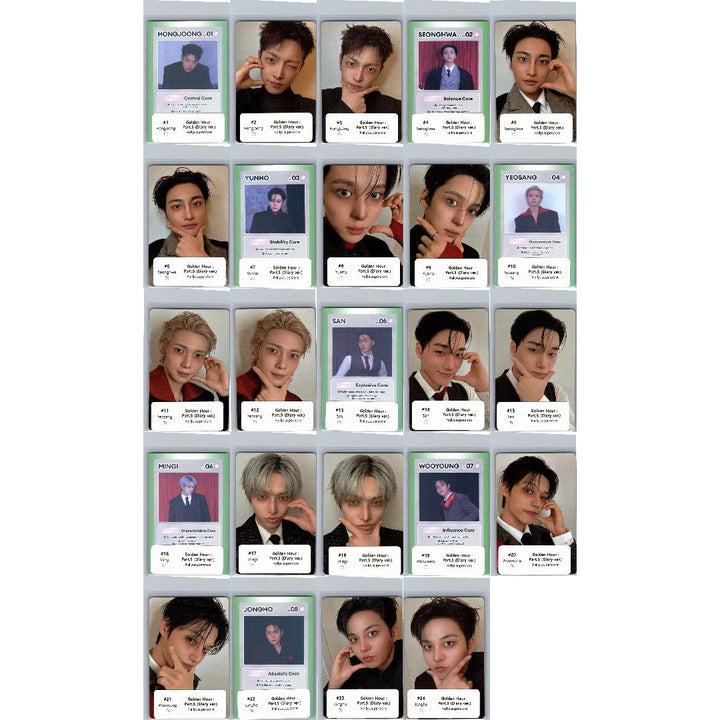 ATEEZ "GOLDEN HOUR : Part.5" - Official Photocard (Diary ver.) [26.06.26]