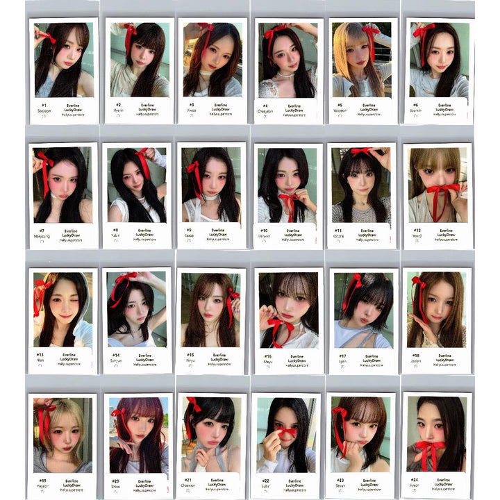 TripleS "LOVE&amp;POP pt.1" - Everline Lucky Draw Event Polaroid type Photocard (Objekt Music Album Ver.) [26.06.18]