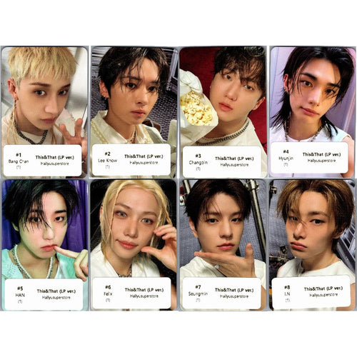 Stray Kids "THIS & THAT" - Official Photocard (L.P Ver.) [26.08.10][Rectocked08/11]