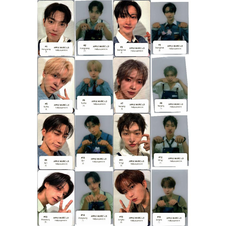 ATEEZ "GOLDEN HOUR : Part.5" - Apple Music Fansign Event Photocard (Digipack Ver.) [26.08.07]