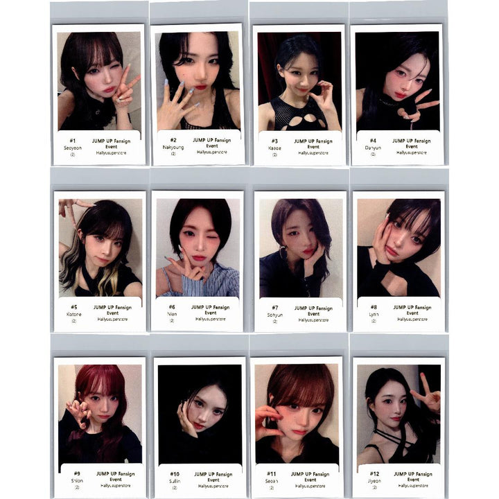 TripleS "LOVE&amp;POP pt.1" - Jump UP Fansign Event Polaroid type Photocard [26.07.06]