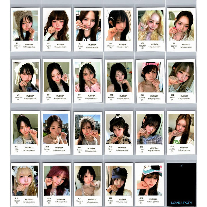 TripleS "LOVE&amp;POP pt.1" - MUSINSA Event Polaroid type Photocard [26.06.12]