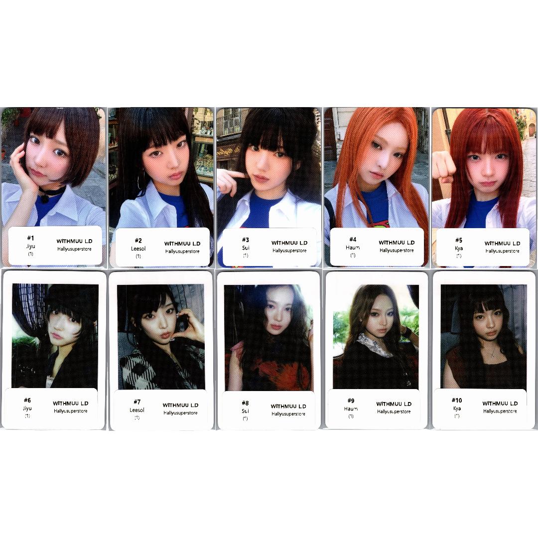 KiiiKiii "WhyKiiiKiii" - Withmuu Lucky Draw Event Photocard, Polaroid type Photocard [26.08.18]