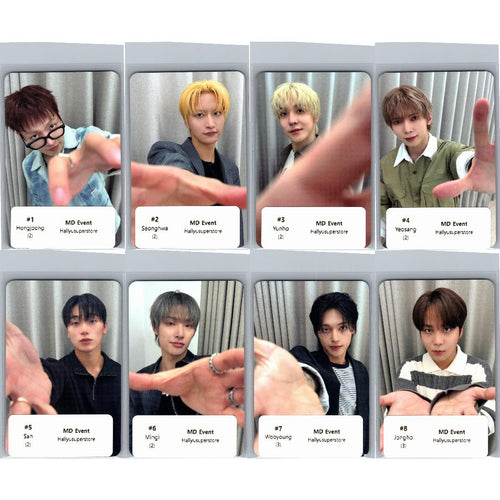 ATEEZ "GOLDEN HOUR : Part.5" - POP-UP STORE Official MD Event Photocard [26.06.26]
