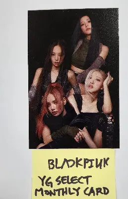 BLACK PINK - YG Select Monthly Photocard [Updated 10/4] - HALLYUSUPERSTORE