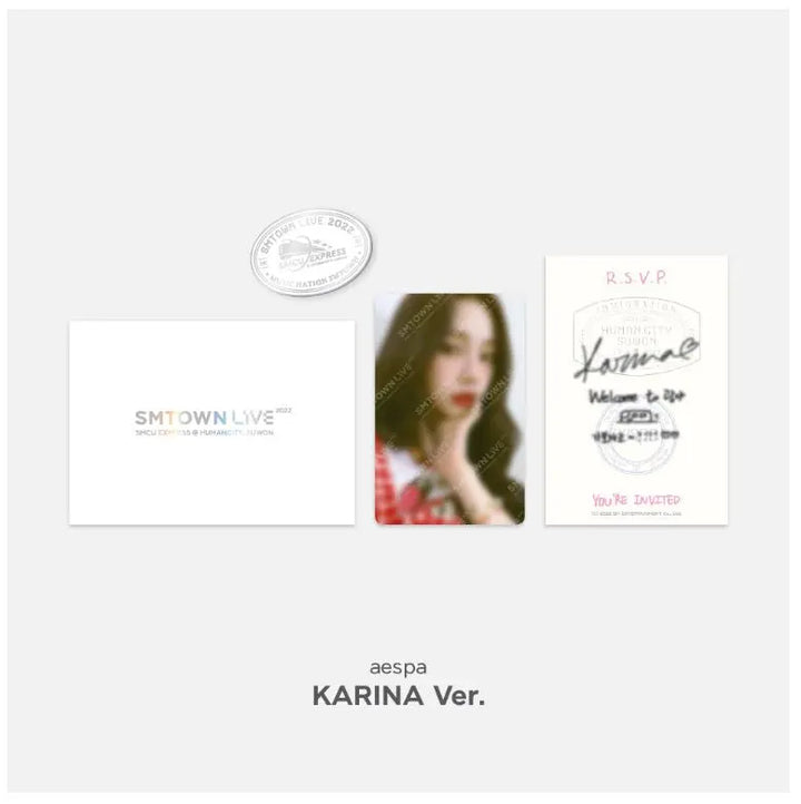 Aespa - Invitation + Badge Set - HALLYUSUPERSTORE