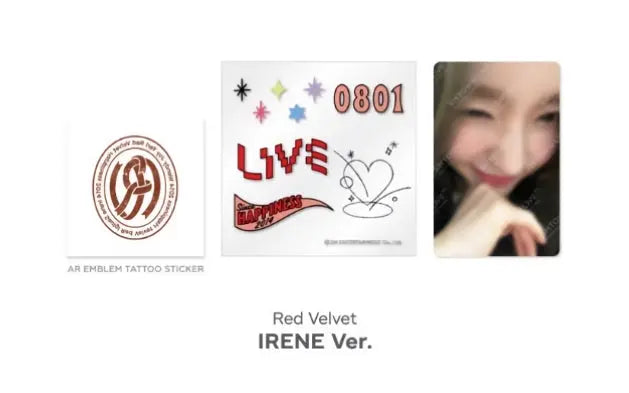 Red Velvet - AR Tattoo Sticker SET - HALLYUSUPERSTORE